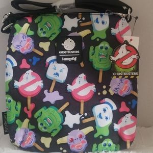 Loungefly Ghostbusters AOP Nylon Passport Bag